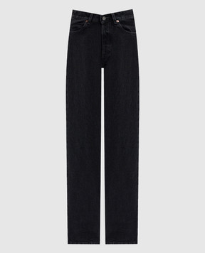 Saint Laurent Черные джинсы с логотип патч 834135Y13MA