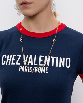 Valentino Золотистий ланцюжок VLOGO 7W2J0X78MET