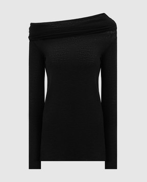 Ann Demeulemeester Чорний гольф Tizziana з вовни B0010916FA059