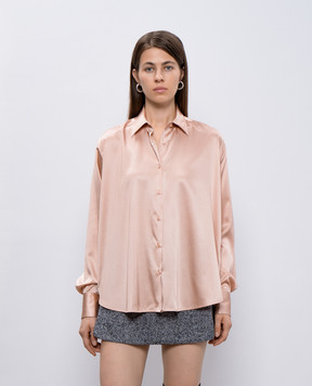 Ermanno Scervino Бежева блуза із шовку D452K715OEL