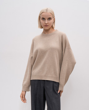 Brunello Cucinelli Бежевий светр з кашеміру M12731200