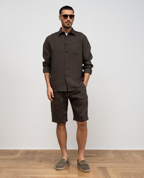 Cashmere&Whiskey Белая футболка из льна TS6452360706F