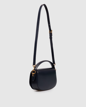 Saint Laurent Синя шкіряна сумка-седл VOLTAIRE 8373820SX0W