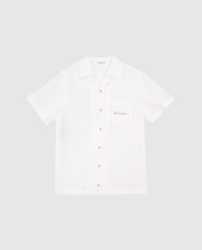Dolce&Gabbana Детская белая рубашка из льна. L44S24FU4LH