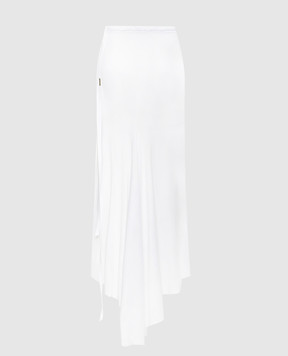 Ann Demeulemeester Белая юбка из льна макси 2401WSK03FA428
