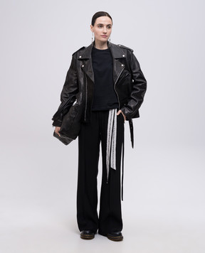 Ann Demeulemeester Черные брюки Lin B0012754FA558