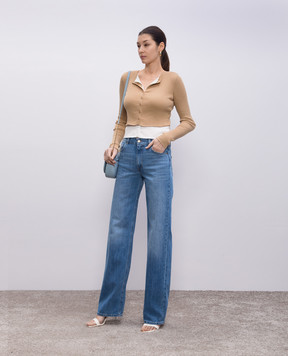 Twinset Голубые джинсы с логотип патч 251TP2571
