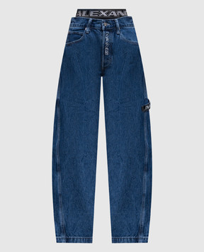 Alexander Wang Сині джинси з логотипом 4DC2254706