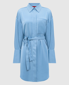 Max & Co Блакитна блуза TRENDY з поясом TRENDY