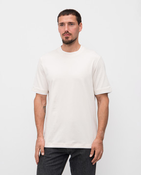 Brunello Cucinelli Бежевая футболка M0B137427