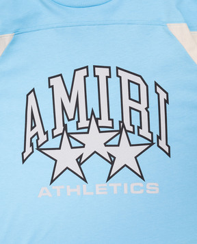 AMIRI Детская голубая футболка AMIRI STAR AKJYTE1021