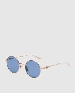 Valentino Золотые очки с логотипом VLogo Signature VLS173C48