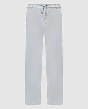 Peserico Голубые брюки с льном R54595T002470