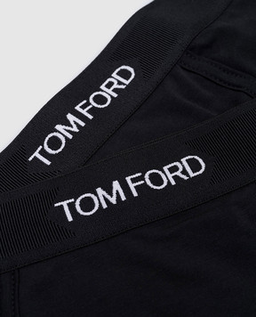 Tom Ford Набір чорних трусів-боксерів з логотипом T4XC31410