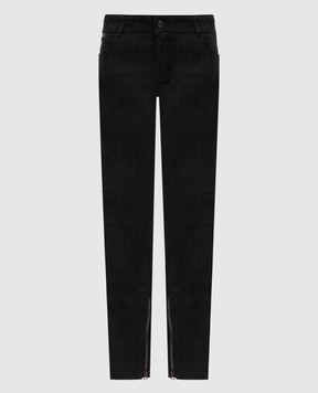 Tom Ford Черные джинсы скини с лампасами PA1450