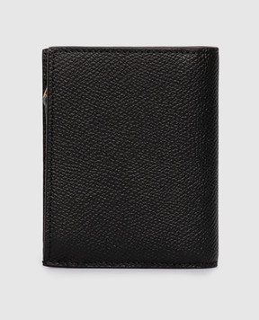 Valentino Чорне шкіряне портмоне Vlogo 7W2P0AJ5SNP