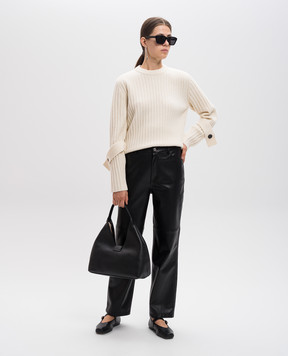 PROENZA SCHOULER Белый свитер Verona с шерстью и кашемиром R2447192KW163