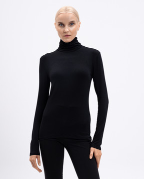 Twinset Чорний гольф з логотипом 252LI2WAA