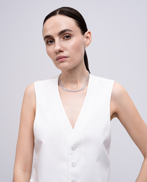Swarovski Серебряное колье Matrix Tennis 5662277