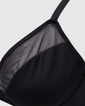 Wolford Черный лиф с прозрачными вставками 4W1271
