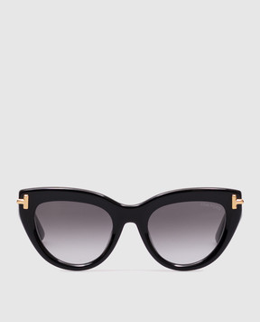 Tom Ford Чорні сонцезахисні окуляри ICON CAT EYE FT1252
