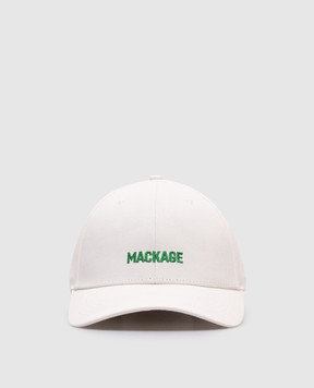 Mackage Белая кепка ANDERSON с вышивкой логотипа ANDERSONR