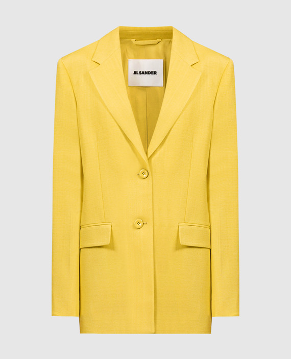 Yellow jacket with linen