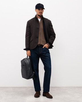 Loro Piana Коричневий кардиган з кашеміру FAM9386