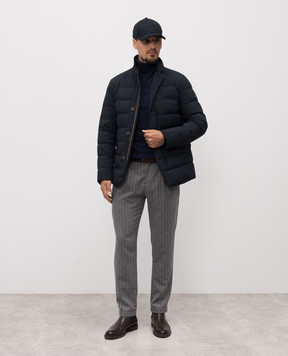 Wool&Co Синій светр з вовни WO8180