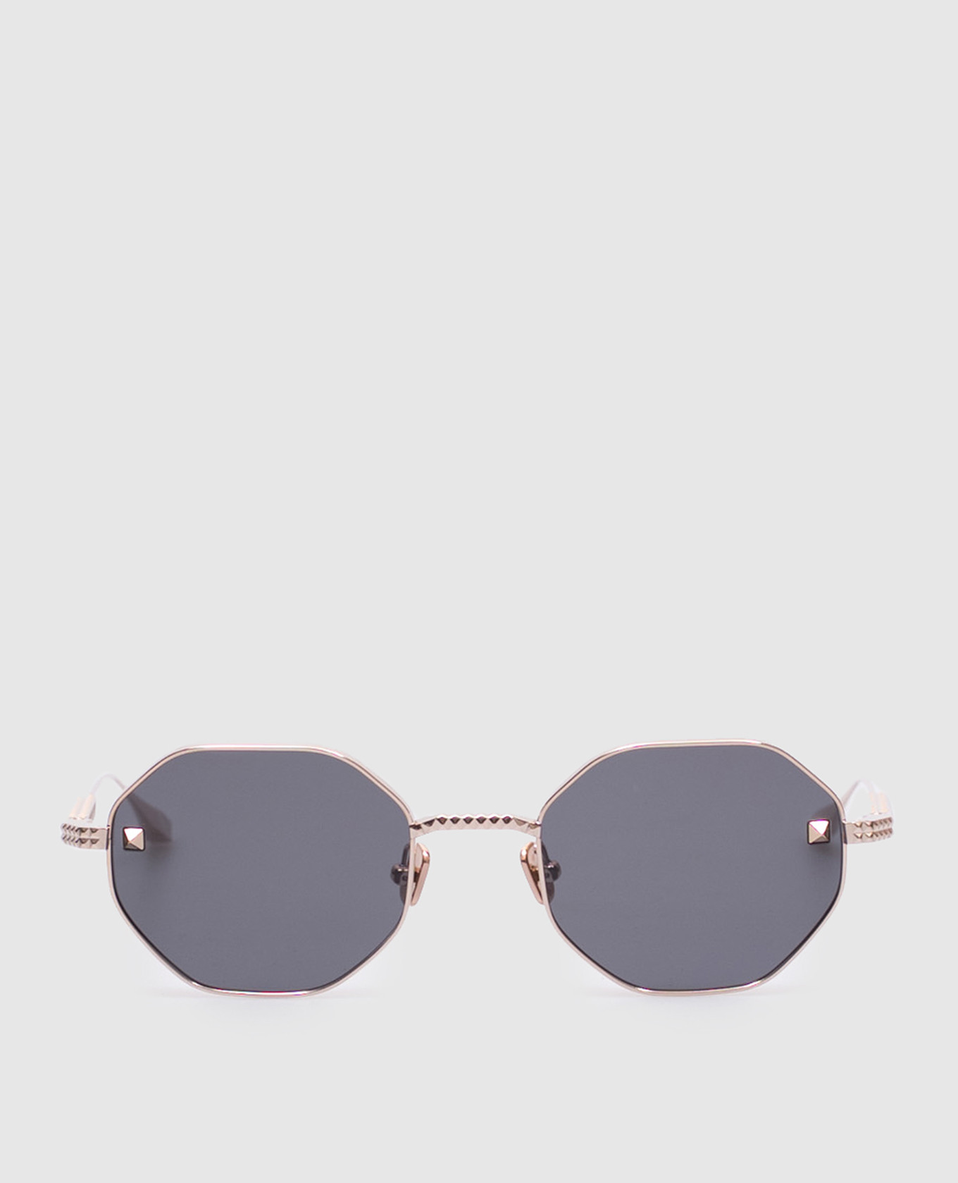 

Серебристые солнцезащитные очки V-stud, Серебристый, Солнцезащитные очки