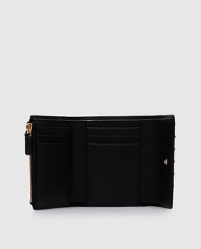 Valentino Чорне шкіряне портмоне Rockstud 7W2P0AJ1VSH