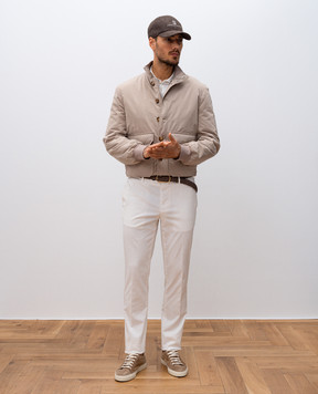 Brunello Cucinelli Бежевая куртка MD4796513