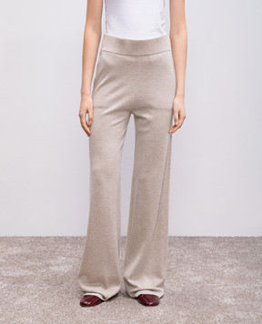 Max Mara Бежеві штани кльош WILMA