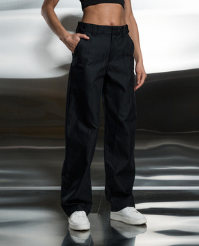 Alexander Wang Черные брюки в полоску 1WC1244086