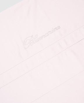 Blumarine Розовый набор постельного белья Petalo с кристаллами Swarovski H0000210032