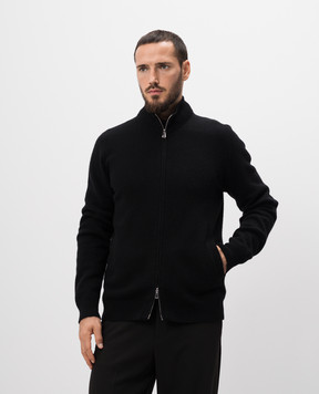 Cashmere&Whiskey Черный кардиган из кашемира MU7931307341PF
