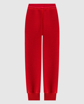 Jil Sander Червоні джогери з вовною J02KA0343J20318