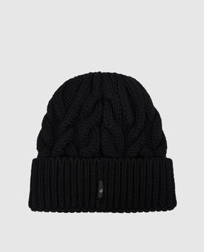 Moncler Grenoble Чорна шапка з вовни K20983B00013M1172