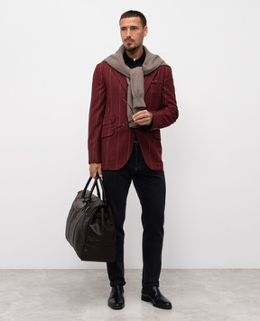 Brunello Cucinelli Черное поло с длинными рукавами M29800135