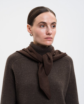 Allude Коричневый бактус из кашемира 25511222