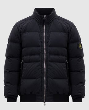 Stone Island Чорна пухова куртка з логотипом K2S154100039S0028