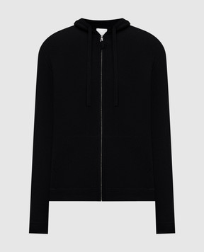 Allude Черная спортивная куртка из шерсти и кашемира 24537010