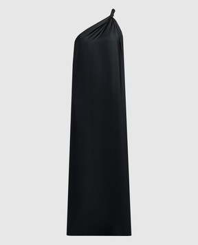 Lou Lou Studio Черное платье ADELA из шелка ADELA