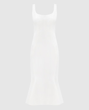Ermanno Scervino Біла сукня міді D442Q749KIK