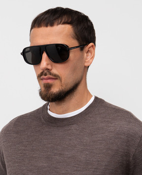 Tom Ford Чорні сонцезахисні окуляри Guillaume FT1208N