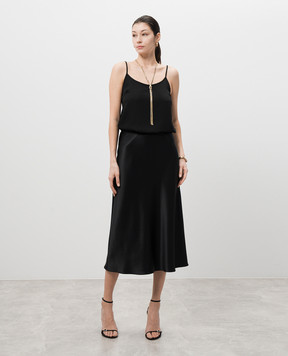 Max Mara Чорна спідниця CARNET із шовку CARNET