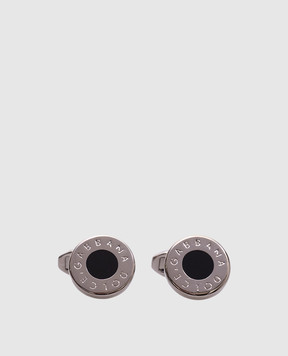 Dolce&Gabbana Серебристые запонки с логотипом WFQ5L2W1111