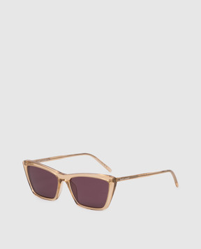 Saint Laurent Жовті сонцезахисні окуляри 737 MICA THIN 803730Y9956