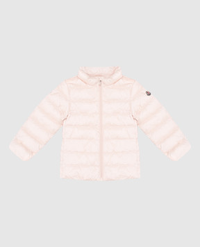 Moncler ENFANT Детская бежевая пуховая куртка Cecil K19511A00015597YF