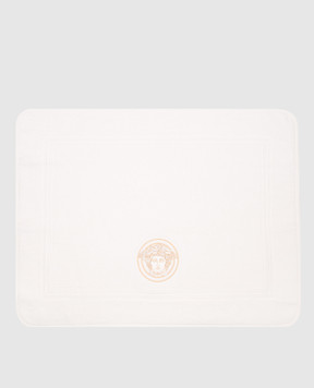 Versace Белый махровый коврик для ванной комнаты Medusa Gala ZBRU608011A11941